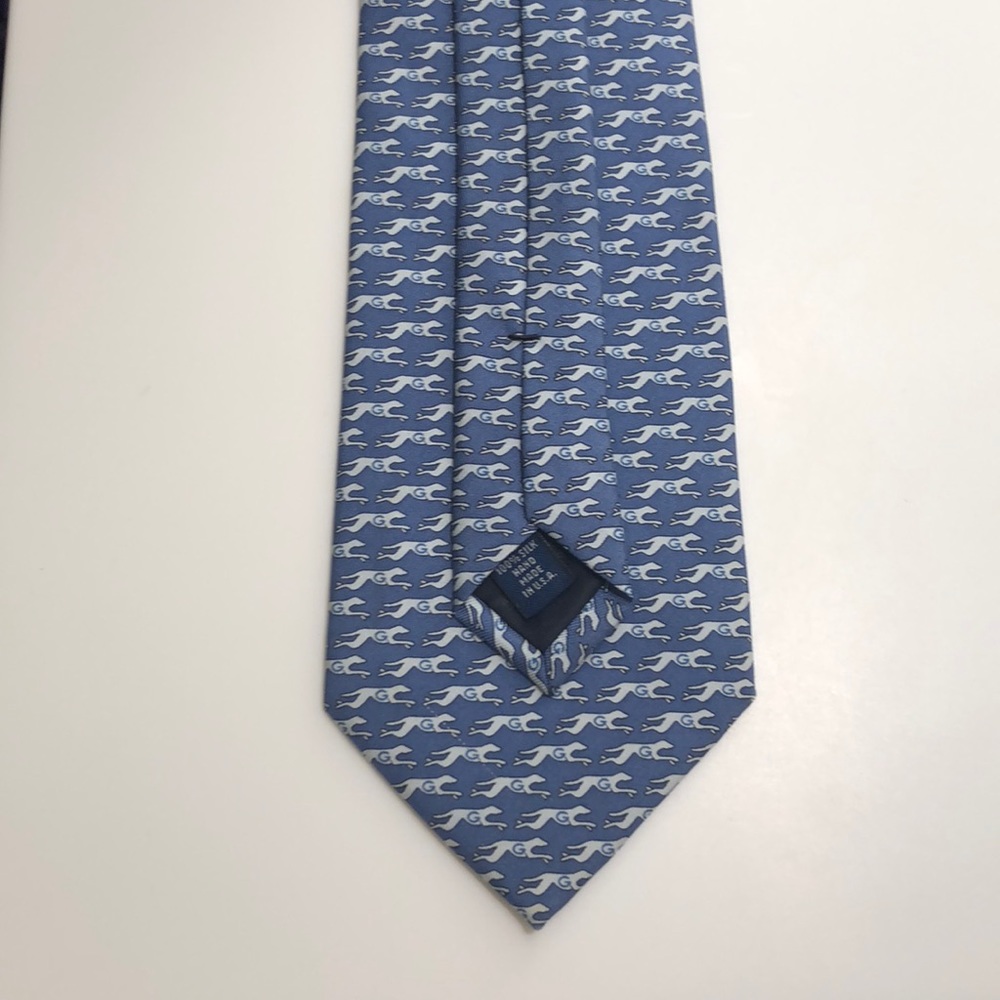 Vineyard Vines Light Blue Greyhound Custom Tie
